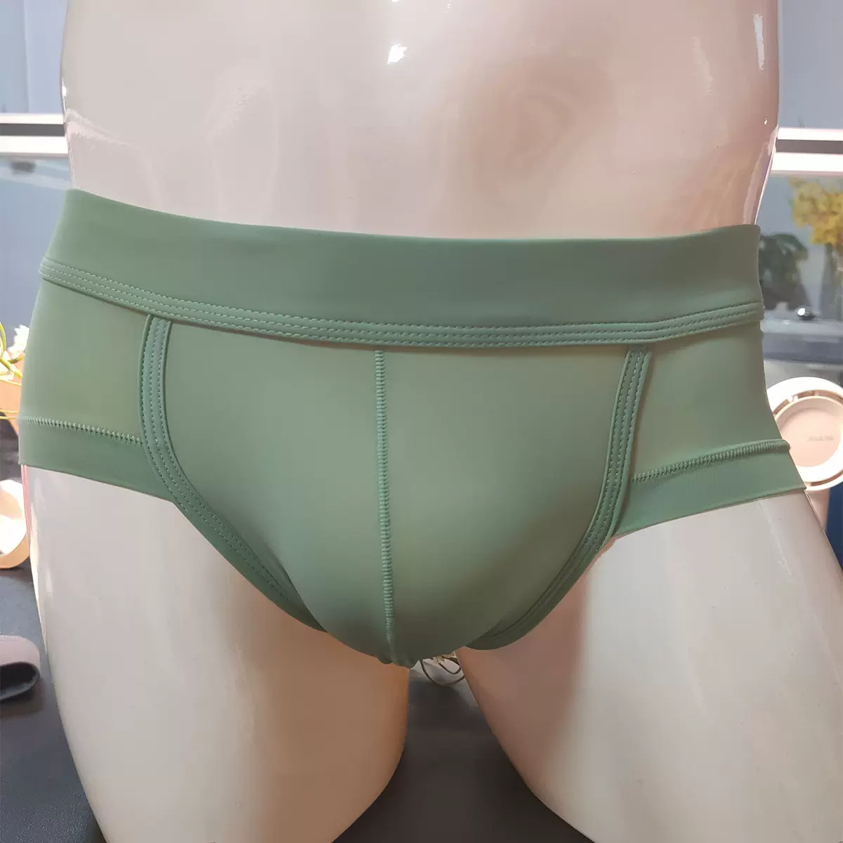 2025夏季新款锦纶平角裤冰丝低腰四角裤速干冰爽男士内裤