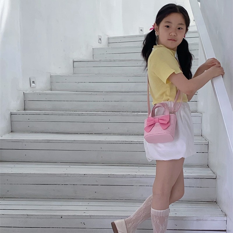 Coreano in-points, bolsas de balde de niñas, lindas bolsas de hombro para niñas, nuevas bolsas de niños transfronterizas