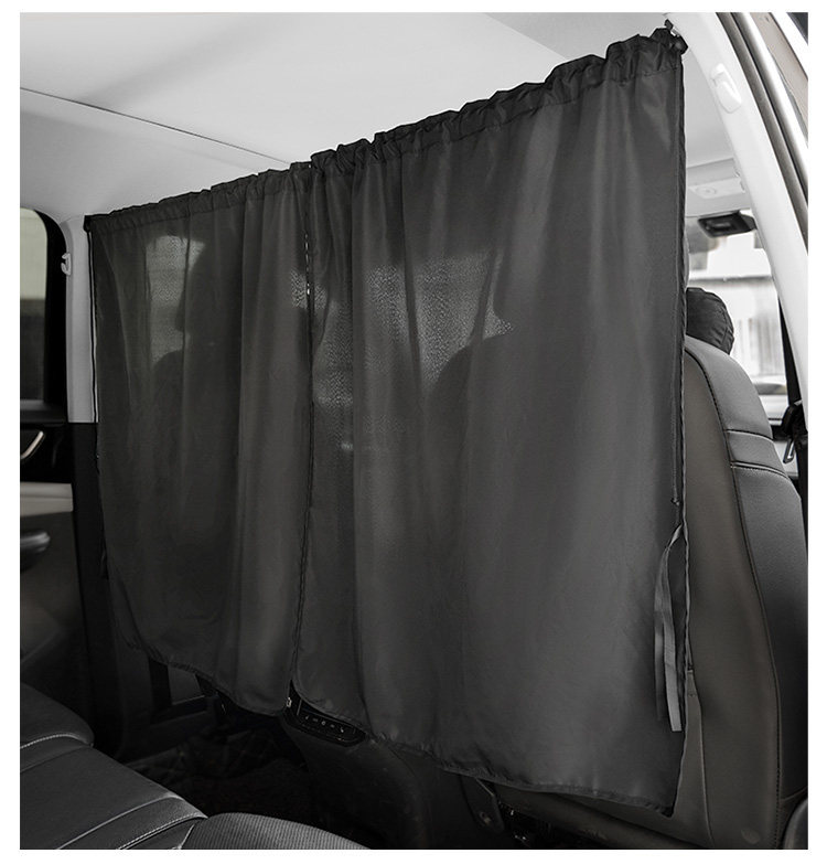Cross-border car front and rear partition curtains, car window sunshade curtains, interior privacy curtains for vans and commercial vehicles