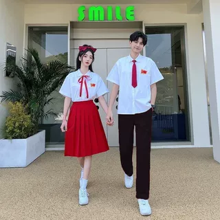 合唱诗歌朗诵比赛服装学生运动会演出服初中高中毕业班服长裙套装