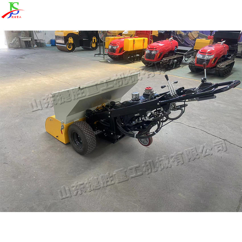 Mano empuje asfalto pavimentadora estrecha carretera patio tierra reparación máquina Ancho ajustable asfalto partículas máquina de mosaico