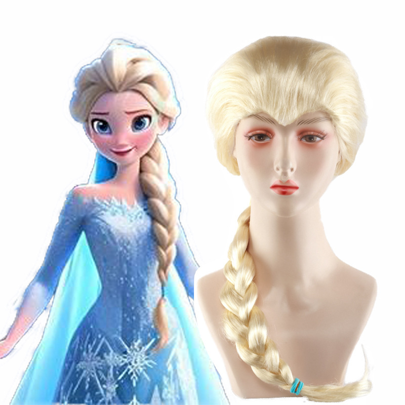 Frozen Aisha Queen Wig Aisha Princess Elsa COS Wig Children Adult Universal Wig