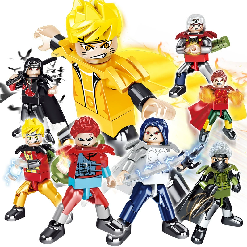 拼豆 3195 Naruto Naruto многоблоки с разными соединениями blind box выборы насадки детские пазлы точечные игрушки