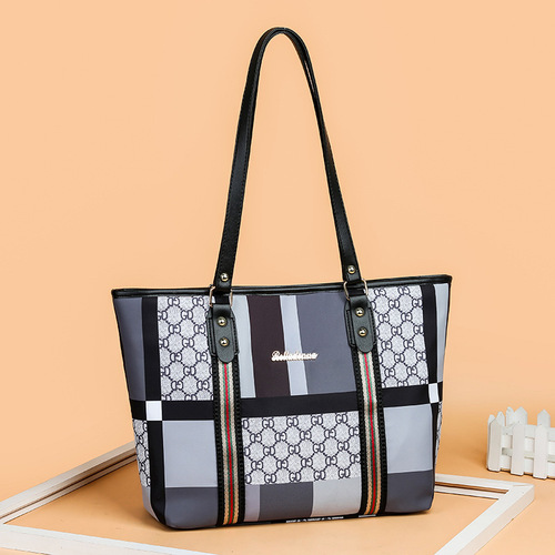 Cross-border new women's bag shoulder bag large capacity tote bag mom bag Korean style fashion cloth bag nylon one piece drop shipping