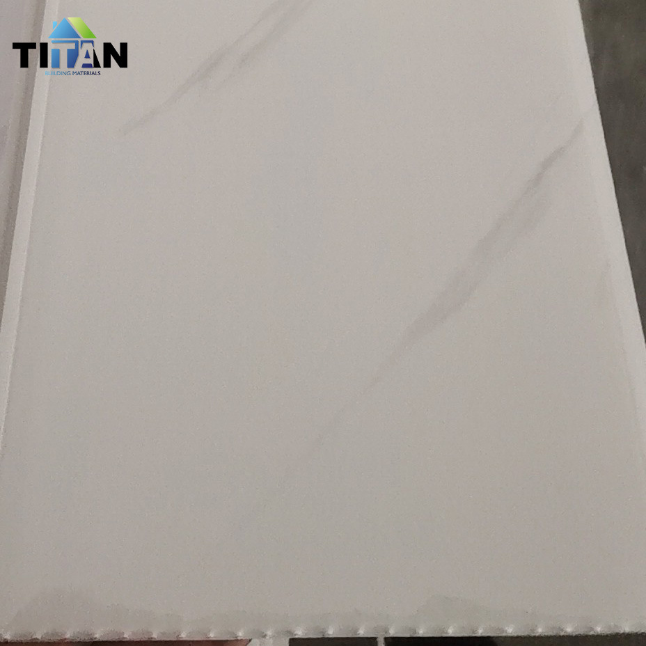 Material de decoración de techo de sala de estar de techo minimalista moderno PVC tira larga placa de refuerzo de techo de plástico suministro directo de fábrica