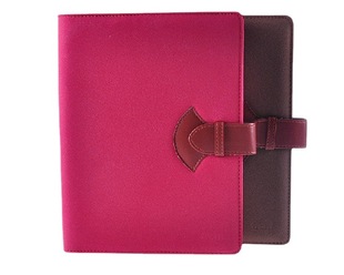 Customized A5 Imitation Leather Loose-Leaf Multifunctional Notebook Leather Case Universal Manual Work Manual Leather Case Can Be Made with Logo