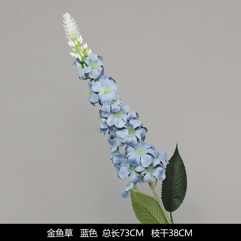 蓝色系仿真花婚礼婚庆场地场景布置道具装饰花艺花材花束假花批发|undefined