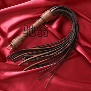 nde复古流苏散鞭子套装皮拍鞭子拍子板子皮鞭皮拍子影视舞蹈道具-阿里巴巴