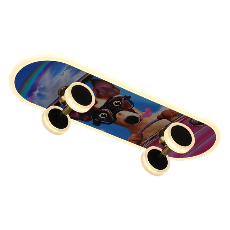 Transfronterizo de Amazon Nordic luz de techo personalidad creativa scooter niños luz niños y niñas inteligente colorido dormitorio Luz