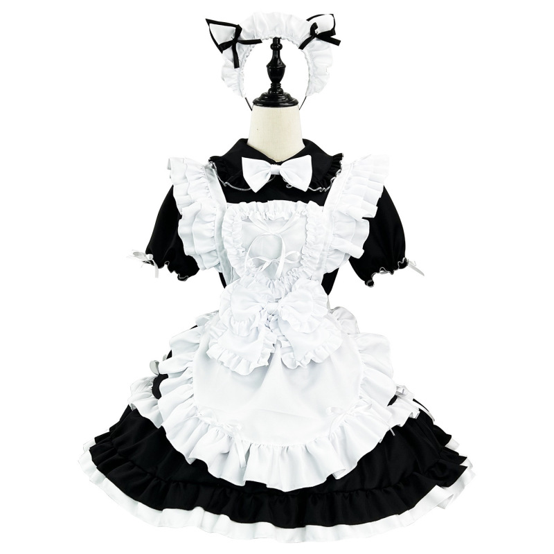 越境アマゾン日本の可愛い女の子秋葉原高級メイド服コスプレ衣装ネット有名人生放送|undefined