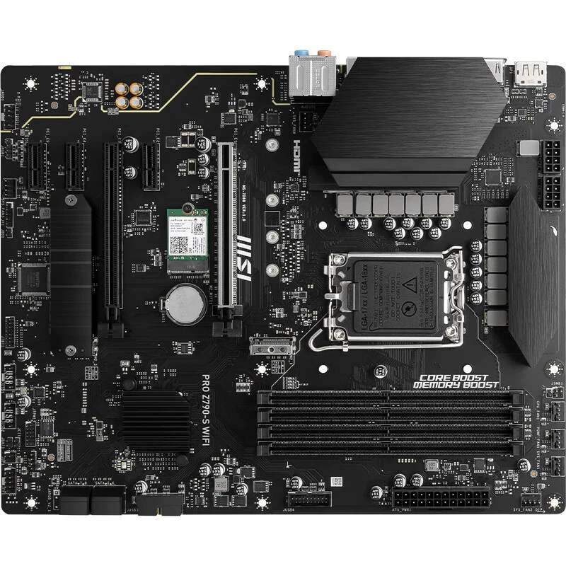 Совместимая материнская плата Intel MSI Pro Z790-S WiFi LGA1700 12/13 поколение CPU