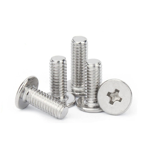 304 stainless steel cross flat head screws M1.4-M8 C head extremely low head CM ultra-thin large flat head flat screws