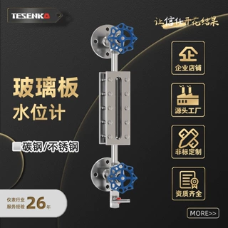 平板玻璃液位计 厂家定制 高温高压 透光式 玻璃板液位计