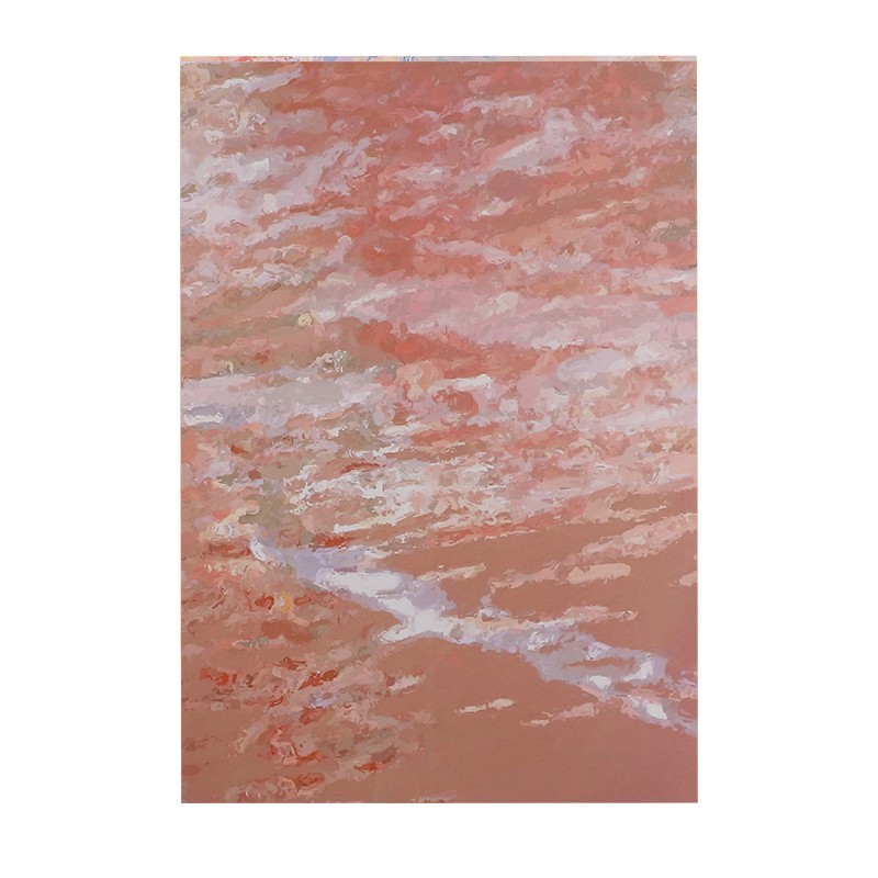 채색된 일출 사진 10장, 38-49CM, 10장/팩