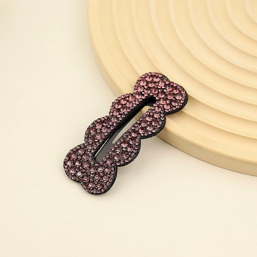 Заколка Hairgrip, интернет- знаменитость, простой и элегантный дизайн, украшение из камней