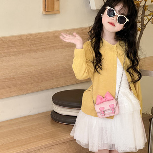 2025 New Korean Style Children's Parent-Child Mini Bow Crossbody Messenger Accessories Bags Women's Bags Wholesale