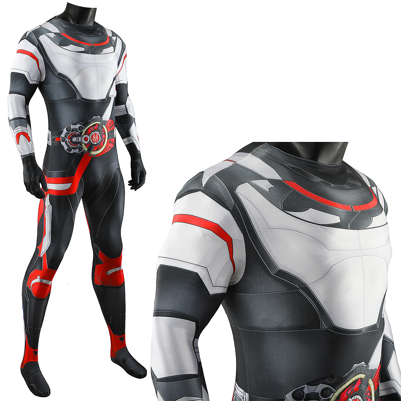 Hyperscape Ace Boys Halloween Costume - Includes Jumpsuit, Belt & Mask (Ubisoft Game)