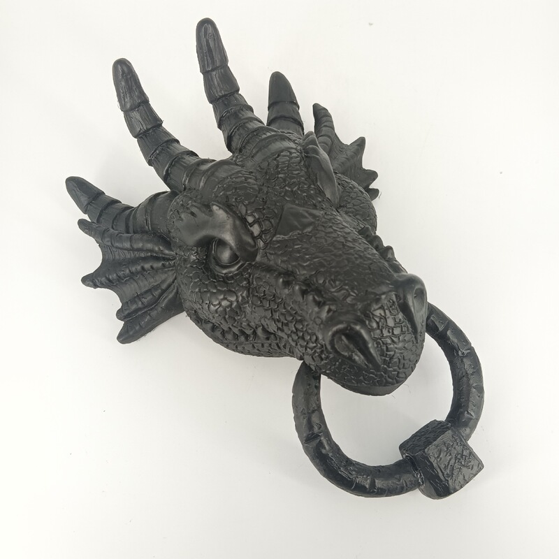 Gothic Decorative Dragon Head Sculpture Dragon Gate Handle Resin Statue Front Door Main Door Door Knocker Farmhouse Wall Decor Gothic Decorative Dragon Head Sculpture Dragon Gate Handle Resin Statue Front Door Main Door Door Knocker Farmhouse Wall Decor