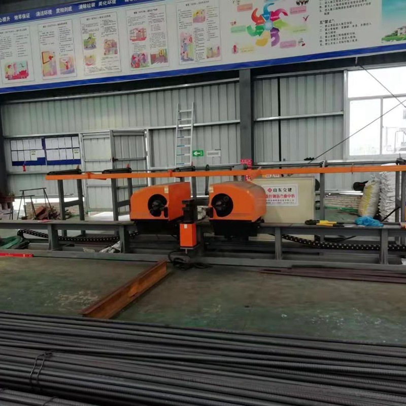 立式钢筋弯曲中心 马蹄筋弯曲 大圆弧加工 二机头加工弯曲