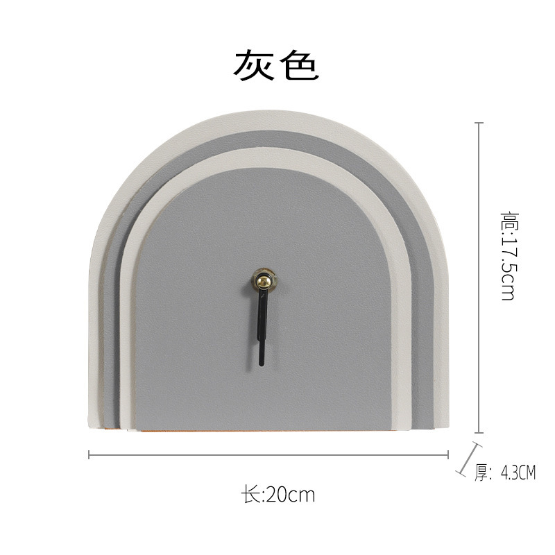 블랙 가죽 시계