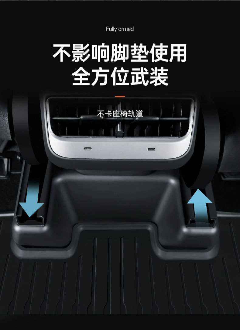 Suitable for 6-Seater Tesla Model Y/Yl Carbon Fiber Pattern Door Sill Strip Welcome Pedal Protection Half Strip