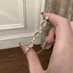 中古点ドリルアイスヒョウタンのブレスレットの女性vingateファッション的な質感の手串の小さな個性的なデザインの手飾り