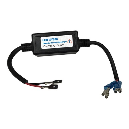 Enhanced version of car LED headlight anti-interference H3H11 H7H4 9005 decoder anti-flicker fault eliminator