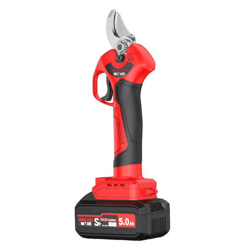 Delixi electric fruit tree high branch shears brushless lithium battery gardening electric shears for cutting branches efficiently and labor-saving
