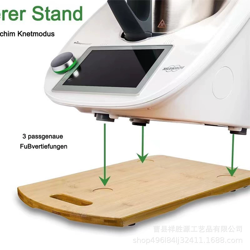 Кофемашина на деревянной подставке для дома, мобильный дисплей, деревянный поднос, кухонный стол, кухонная машина, поднос из цельного дерева