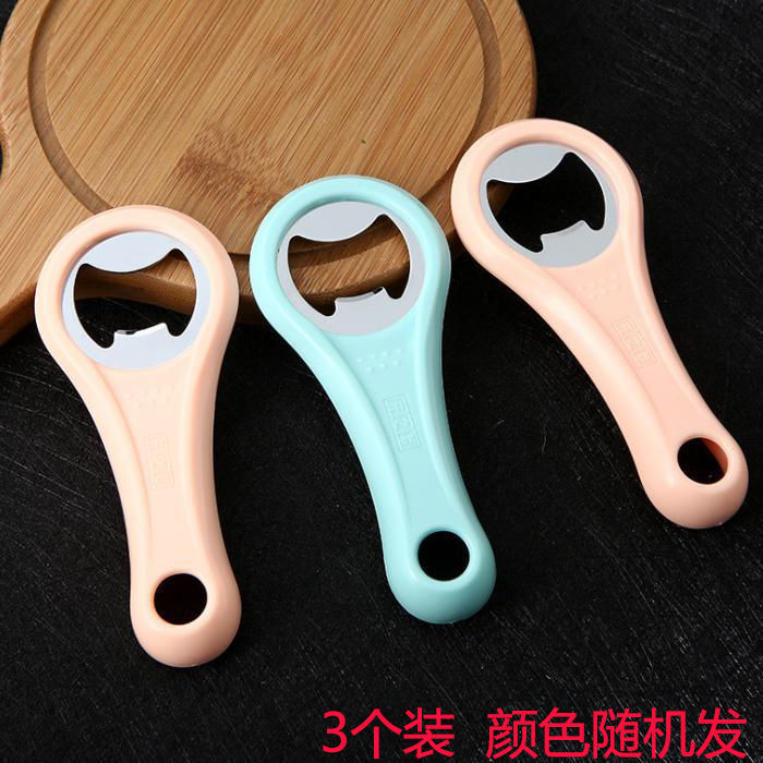 Abridor de cerveza práctico abre botellas de acero inoxidable abre botellas de vino abre botellas de plástico simple fabricante