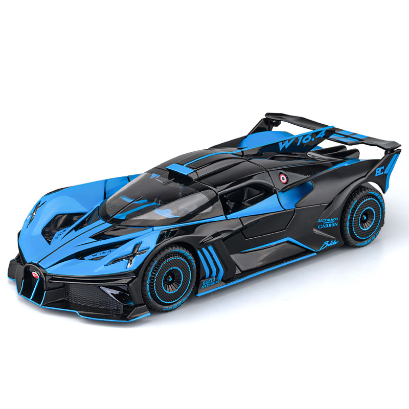 1:24 Bugatti Flying Meteor Spray Edition Alloy Sports Car Model Pull Back Sound and Light Middle School Student Gift Wholesale 1:24 Bugatti Flying Meteor Spray Edition Alloy Sports Car Model Pull Back Sound and Light Middle School Student Gift Wholesale