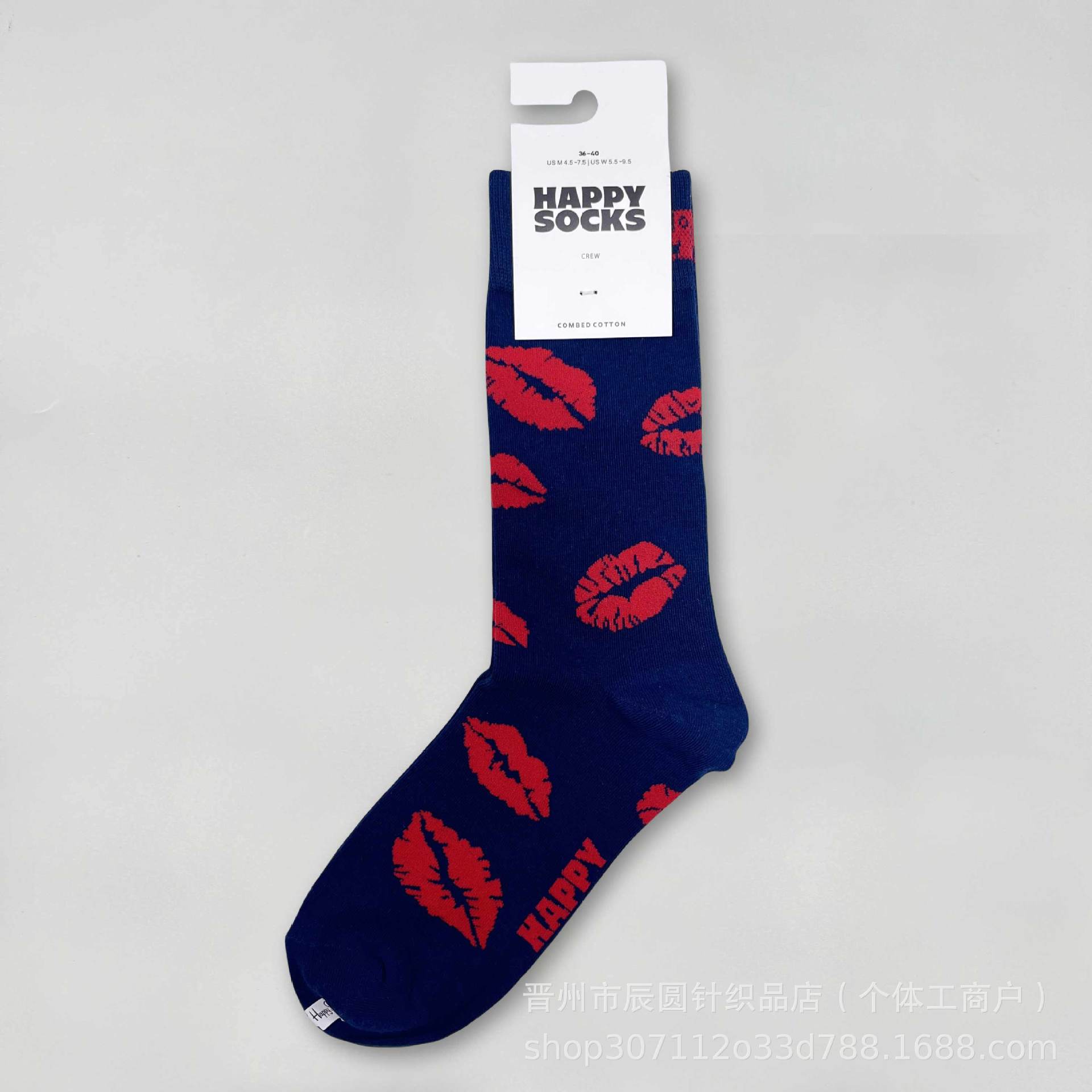 happysocks suecos calcetines de moda damas in-mode versátil animación calcetines de algodón de cintura alta al por mayor
