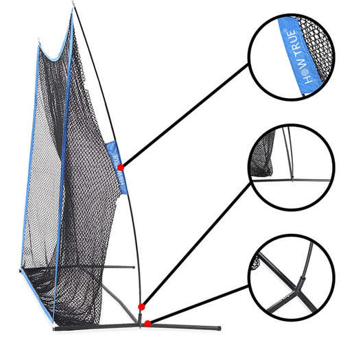 7x7 golf net, indoor and outdoor swing practice hitting net cage, portable foldable golf practice net