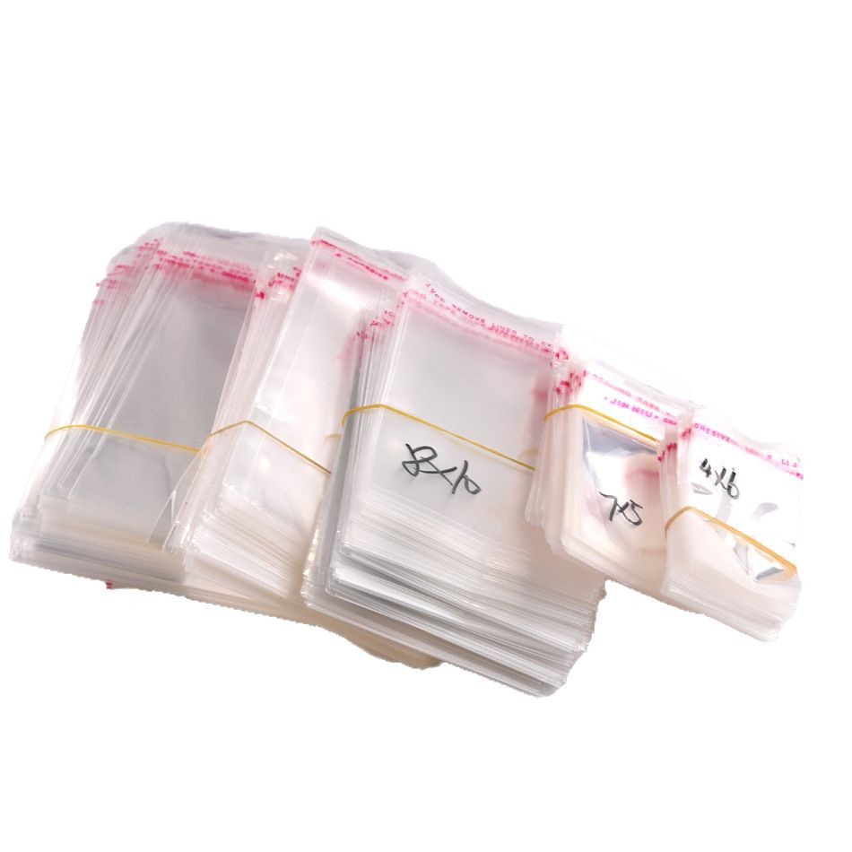 Accesorios de joyería de bricolaje bolsa de material bolsa opp bolsa de embalaje de plástico transparente bolsa de ropa bolsa autoadhesiva accesorios