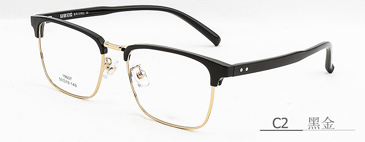 Retro moda lujo clásico ceja marco hombres pueden coincidir con miopía gafas marco 19607