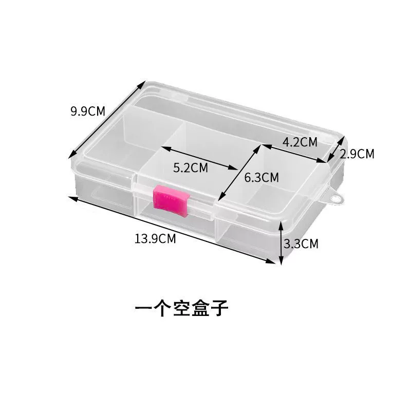 Storage box, hair mesh, big transparent plastic storage system