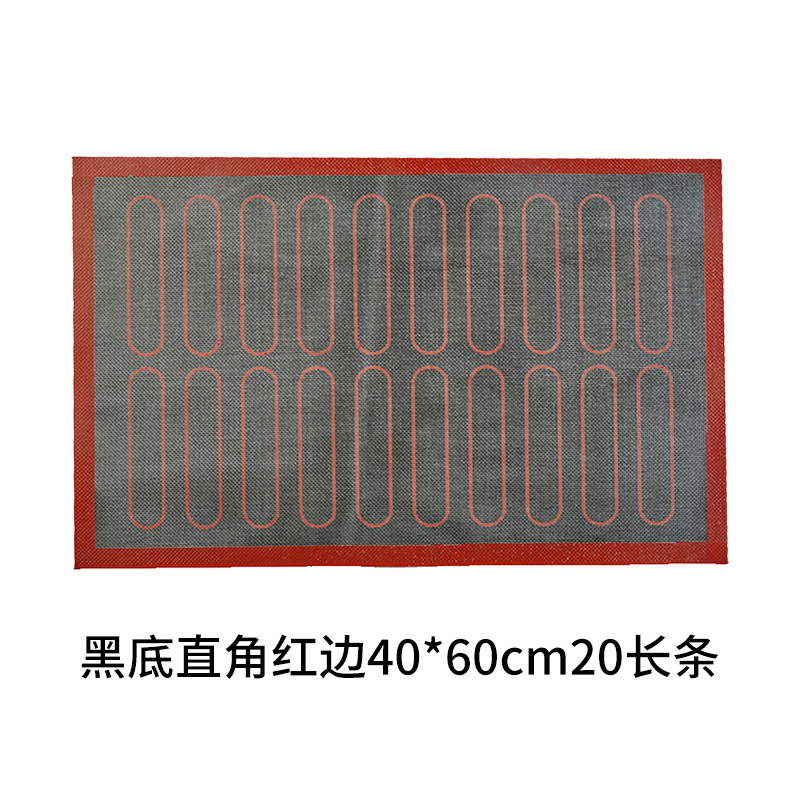 Hueco transpirable horno hornear fábrica de silicona para hornear estera de fibra de vidrio estera horno para hornear