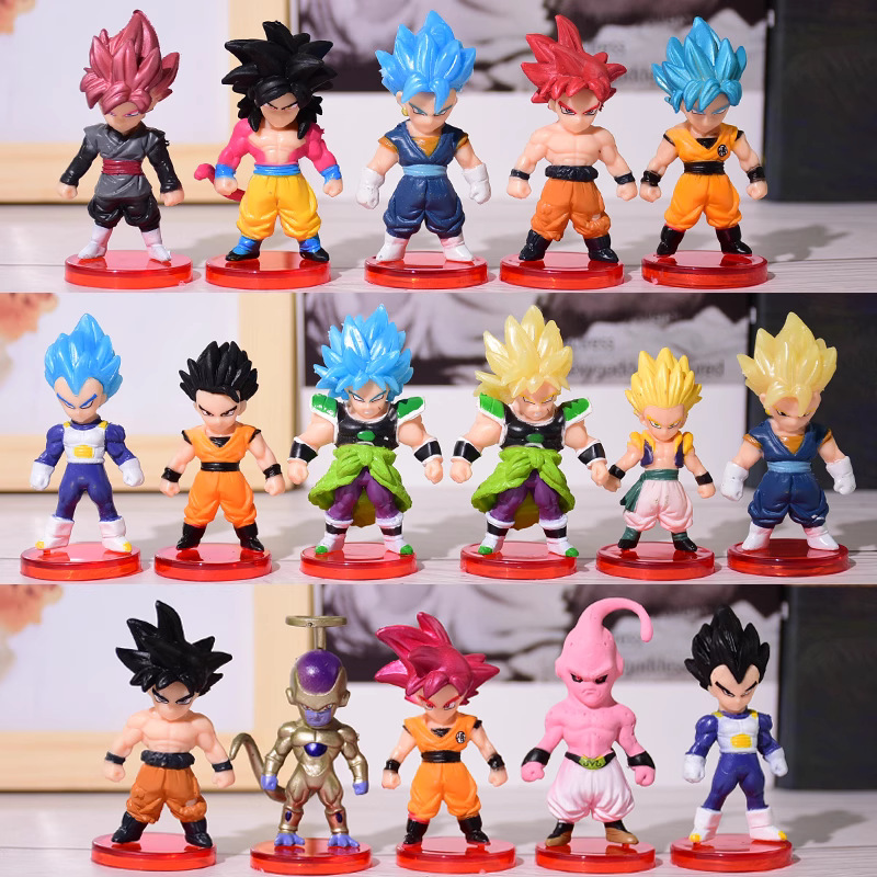 Dragon Ball Goku Hình Mẫu Siêu Saiyan Gogeta Vegito Trận Bị Hư Hại Truyện Tranh Hoạt Hình Búp Bê Ngoại Vi