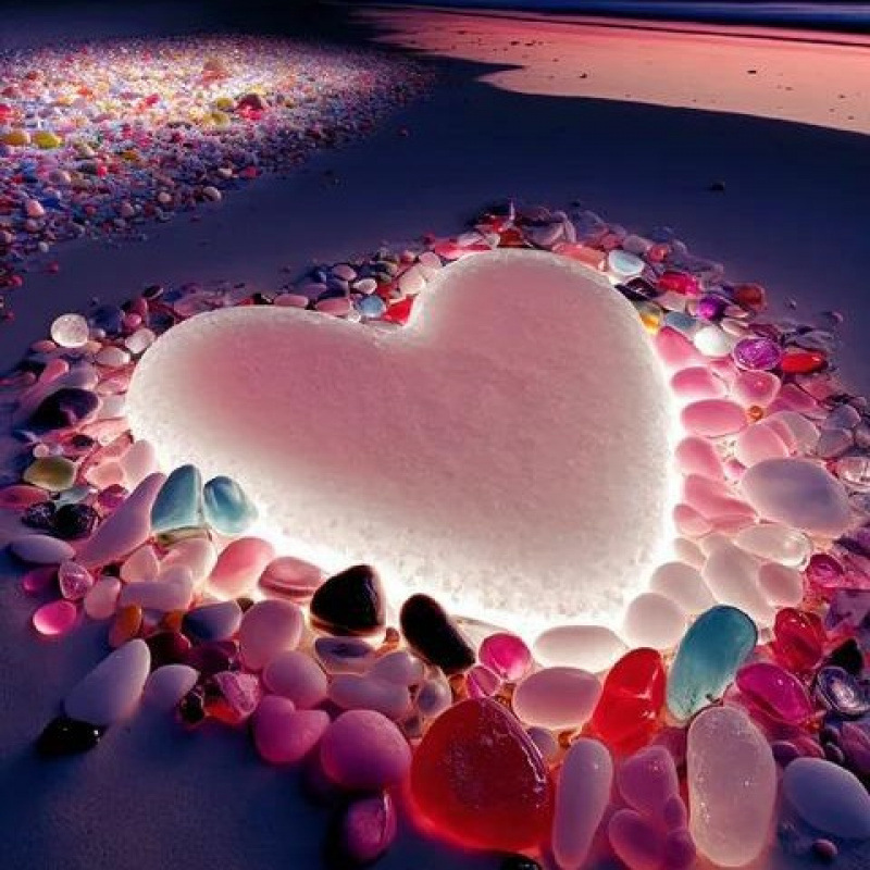 Transfronterizos 5D amor de la playa de diamantes cuadrados de diamantes completos cuadrados pintura de decoración de la sala de estar DIY al por mayor