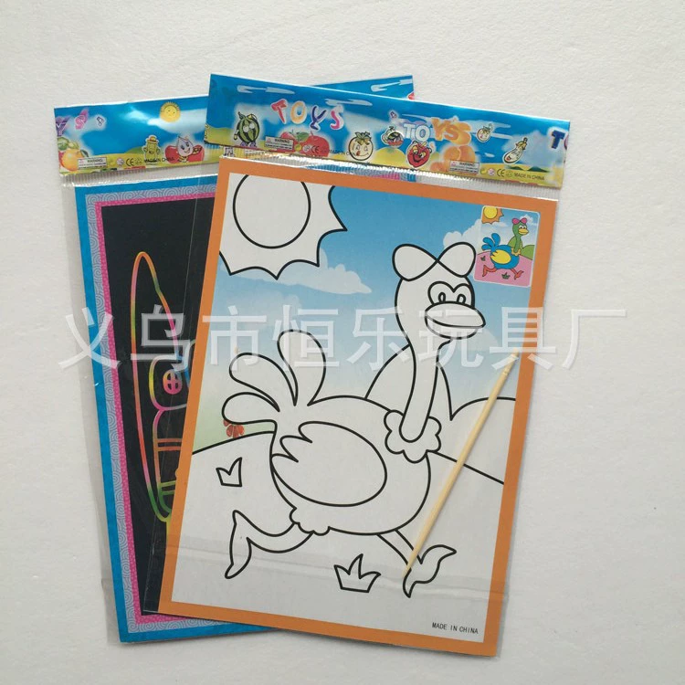 Мелочь маленькая картина scratch рисунок бумага, оптовая