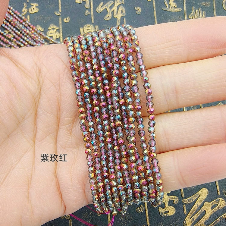Стеклянные бусины, украшение ручной работы, аксессуары с кисточками, 2/4 мм, оптом