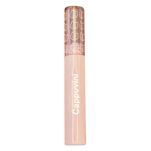Cappuvini bubble bear lip glaze, water-gloss mirror glass pouty lips, not easy to fade, whitening girly pink lipstick