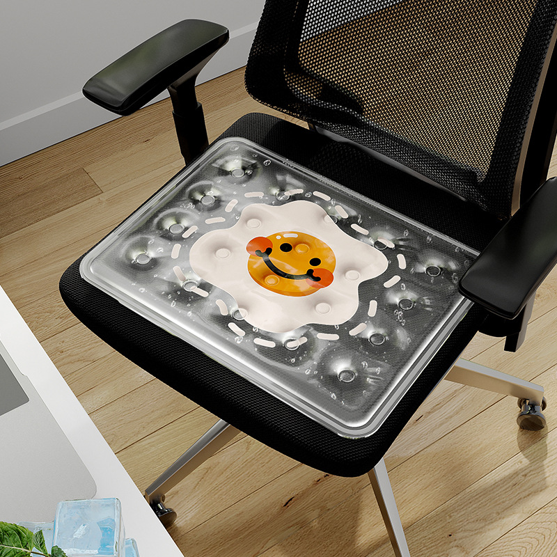 Ven a la foto cojín de hielo de verano personalizado cojín de asiento oficina transpirable cojín de agua de verano enfriamiento dormitorio de estudiantes cojín de trasero frío