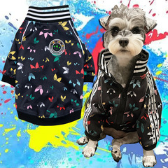 Pet clothes for small dogs, Schnauzer and Teddy, cross-border foreign trade, winter and autumn LED hoodie