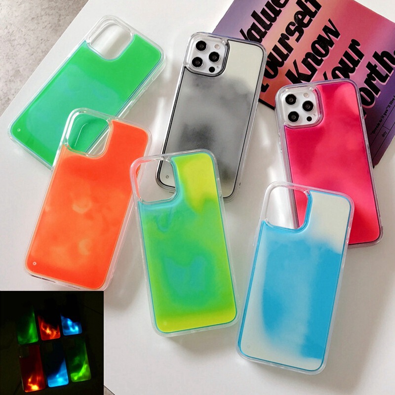 Solid Color Liquid Quicksand Suitable for iPhone 17 Pro Max Phone Case, Apple 16 Luminous, 15 Full Coverage, 14 Export Model