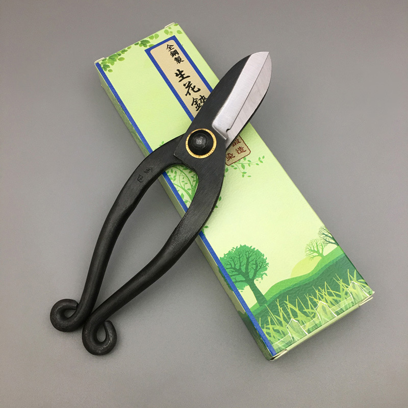 金田工具全钢池坊铗165MM 插花剪刀花艺修枝剪刀插花教学用剪花道