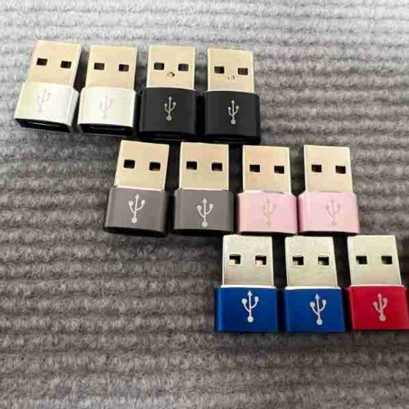 Адаптер OTG type-C female to USB male, адаптер для мобильного телефона, док-станция расширения для ноутбука/автокабели