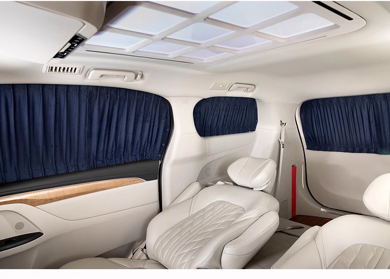 Dana V1 Dana M1 camping car front and rear partition curtains, suede air conditioning curtains, sun protection and heat insulation curtains