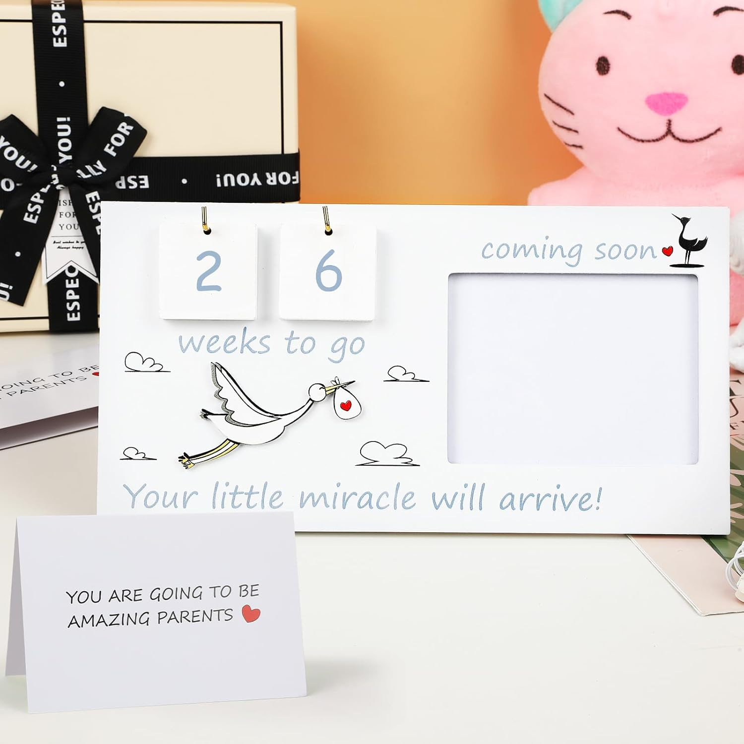 Ultrasonidos Doppler color calientes transfronterizos Marcos de fotos conmemorativos Marcos de fotos conmemorativos para recién nacidos, regalos para futuras madres