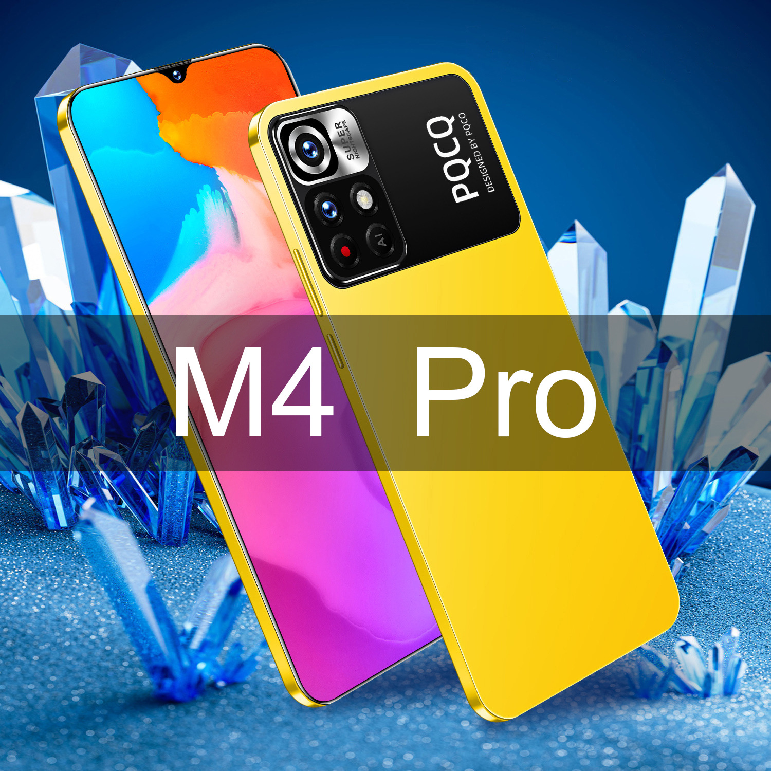 跨境M4 Pro手机 6.8寸大屏2+16安卓8.1 价低外贸智能手机一件代发